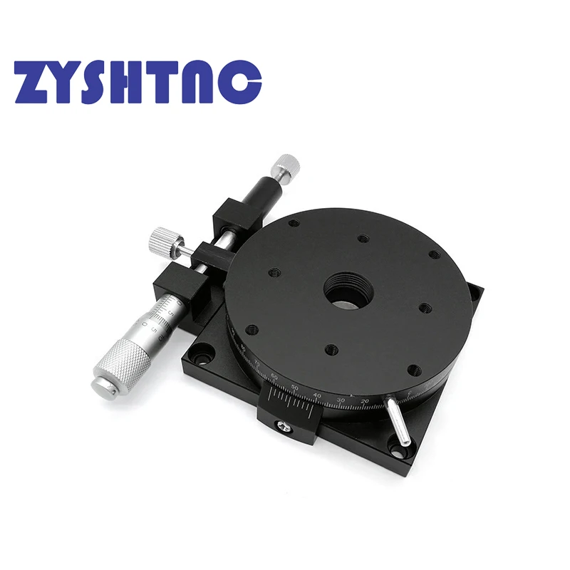 Imagem -04 - Axis 60 mm Rs60-l Rsp60-l Manual de 360 Graus Alta Precisão Ângulo Ajuste Plataforma Óptica Rotativo Slide Micrômetro 40 80 90 r
