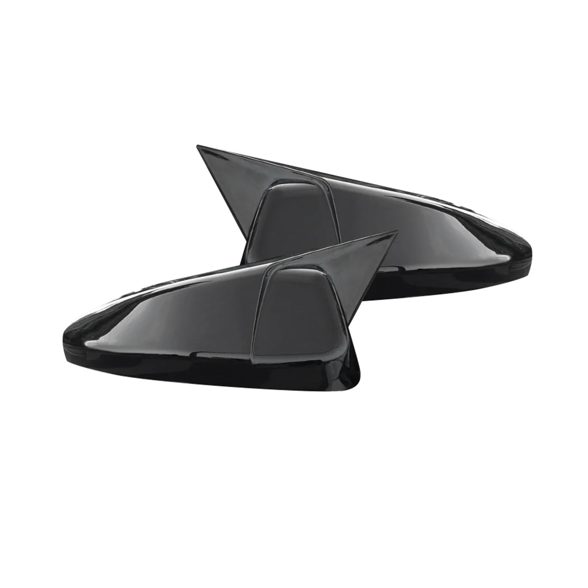 For 10Th Generation Accord INSPIRE 260 and Hybrid Versions Bullhorn Mirror Cover Reversing Mirror Bright Black