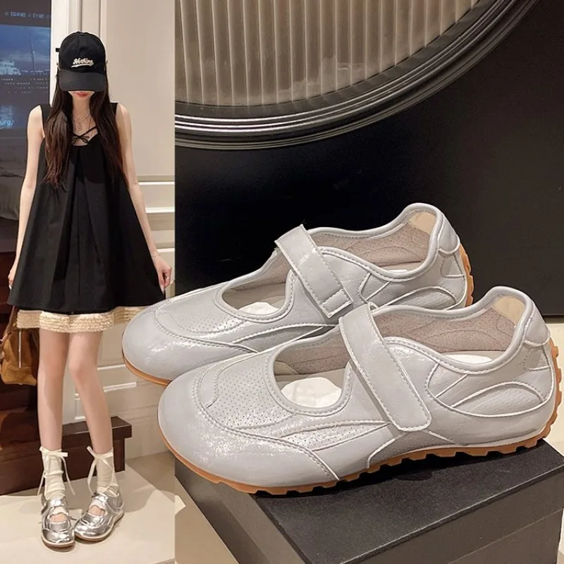 

2026 New Casual Style Hollow Out Shallow Mouth Mary Jane Shoes Single Shoes Women