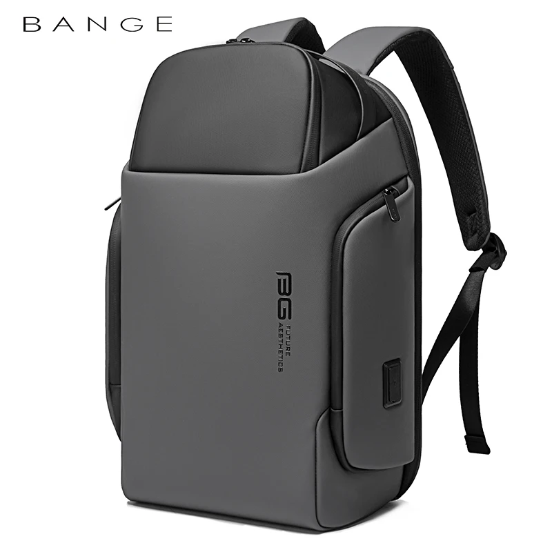 2023 BANGE New Waterproof 15.6Inch Business Computerbackpack USB Interface For Charging Bag LargeCapacity Men\'s Backpack