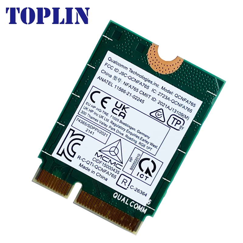 Qcnfa765 wifi 6e 802,11 ax 2,4g/5g/6g sps # M62160-005 2400m bt 5,2 für Laptop