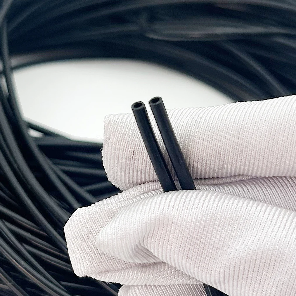 ID 0.3mm~5mm Food Grade Black Silicone Capillary Odorless Hose High Temperature Low Temperature and Anti-Aging Protective Tube
