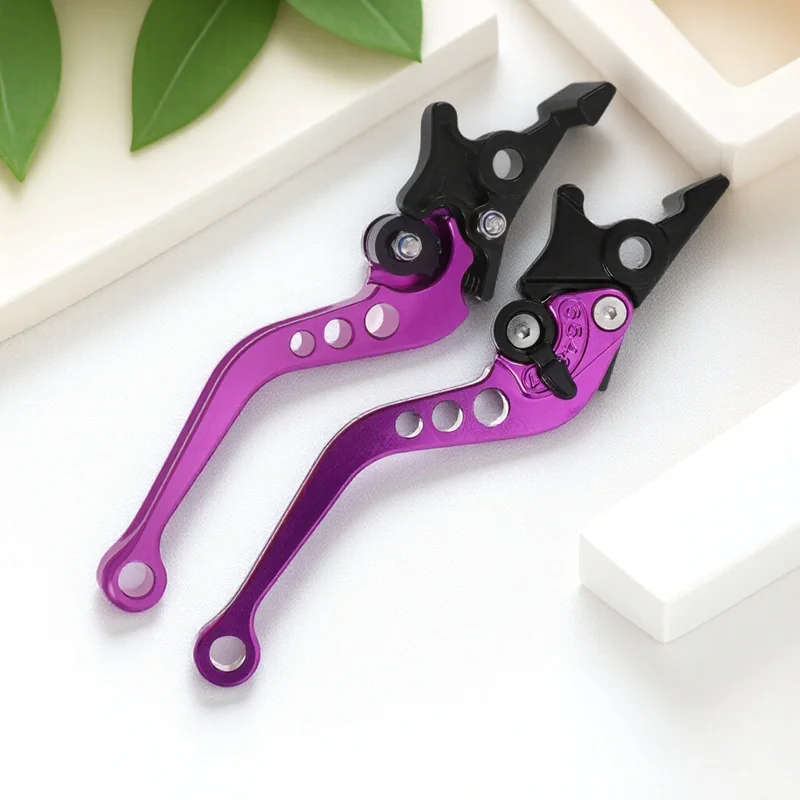 

2Pcs Motorcycle Brake Lever Cnc Machined Durable Brake Handle Replacement for Improved Safety Control Motorcycle Lever