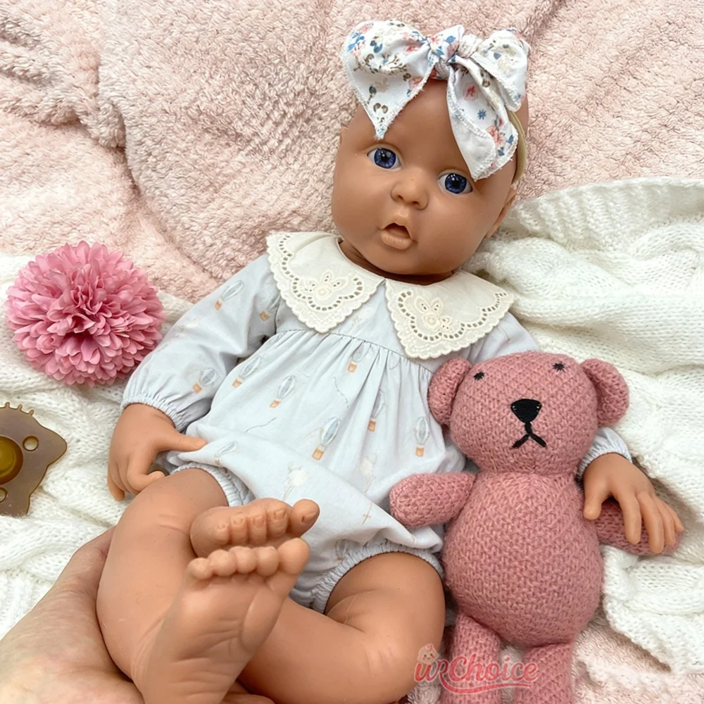 

Кукла-реборн 42 см с открытыми глазами, гибкими конечностями, из силикона, ручной работы, мягкая на ощупь, утяжеленная, для пожилых людей, для досуга и развлечения