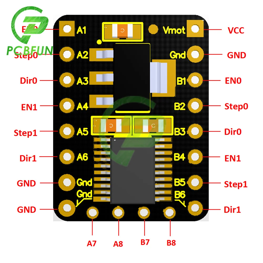 DC 9-24V 4A 8 Channel Bus Transceiver Module Master Control SN74ACT245PWR Transceiver Module Welding Pin