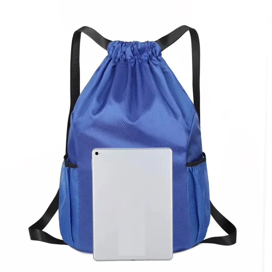 

Bundle Pocket Soccer Basketball Bag Sports Casual Drawstring Backpack Training Fitness Outdoor Folding Bag