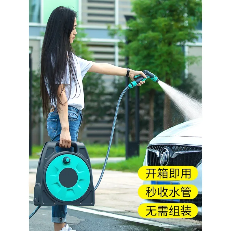 

Household car wash water gun grab flower watering artifact high pressure water pump garden watering water pipe hose garden stora