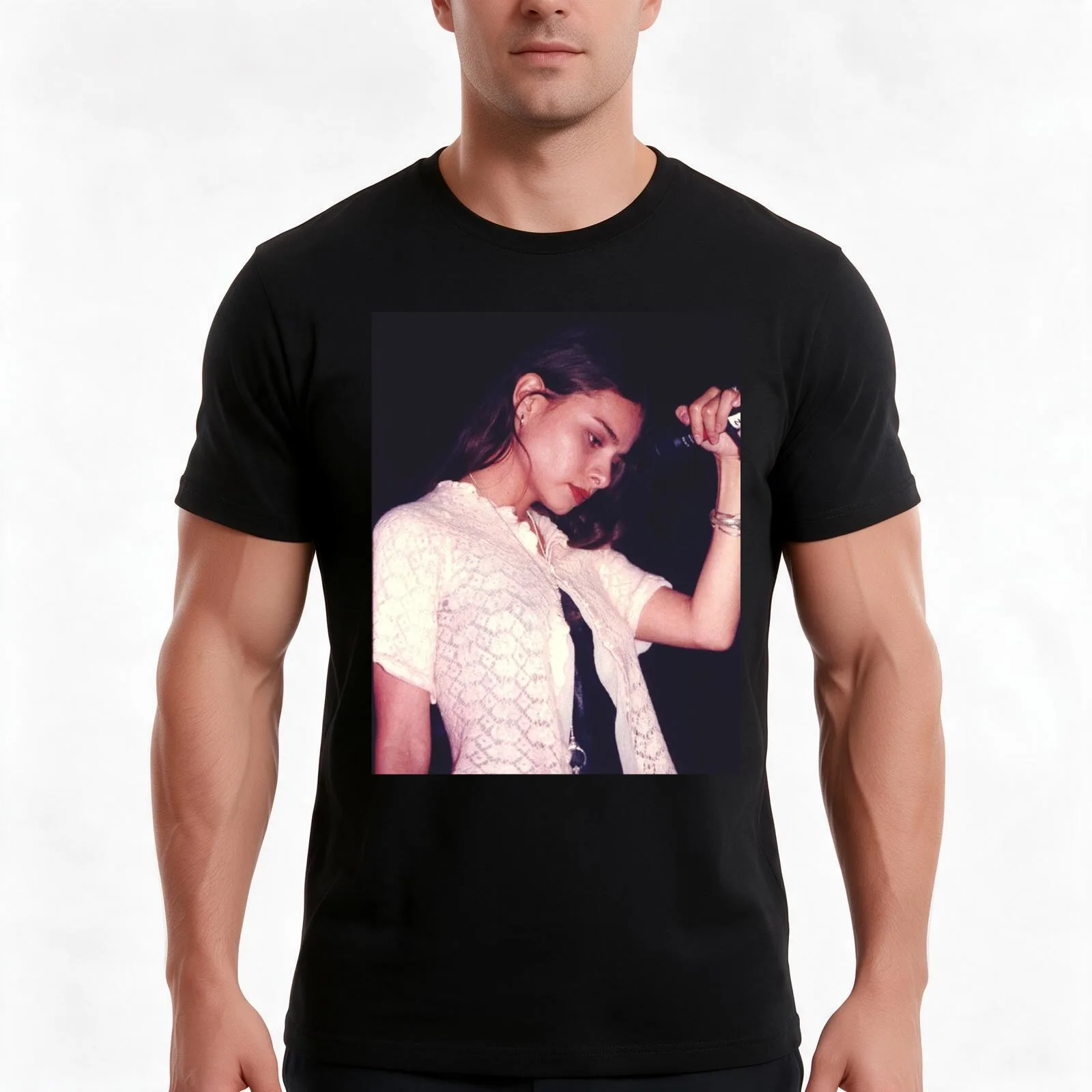 Mazzy Star - Hope Sandoval Concert T-Shirt, Summer Casual Cotton Tee, Oversized Streetwear Tops, Vintage Graphic Print