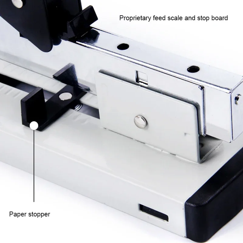Imagem -05 - Grampeador Manual Pesado para Escritório Grampeador de Economia de Trabalho Máquina de Encadernação Grande Grampeador Espessado para Escritório 300 Páginas 480 Páginas