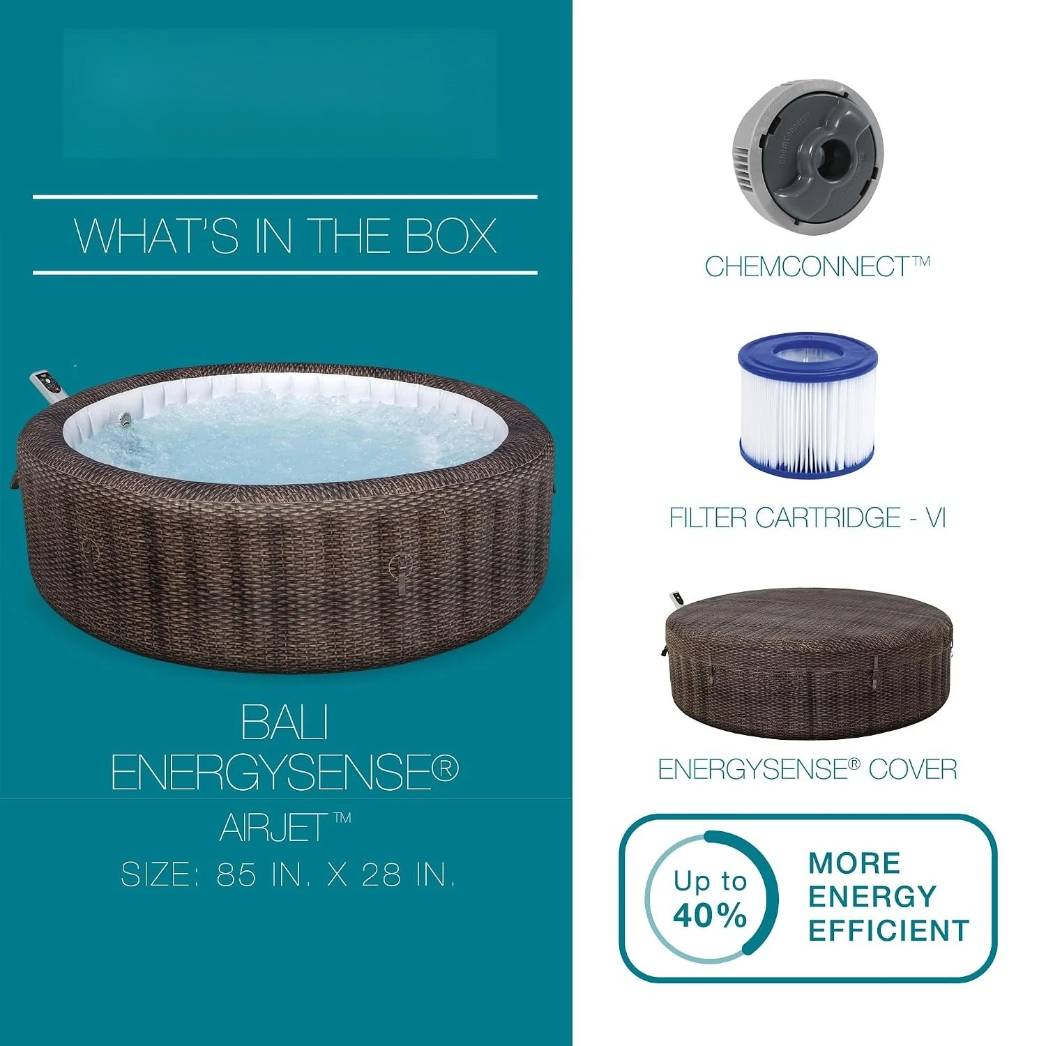 5-7-Personen-Rund-Whirlpool, 1 – Inflatable Hot Tub Bewertung und Preis