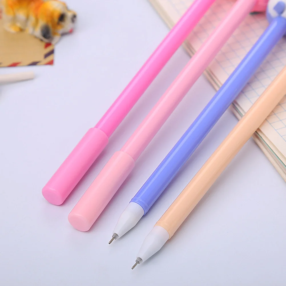 

12Pcs Hamster Gel Pens Creative Neutral Pens Smooth Writing Replaceable Core Office School Adorable Writing Supplies