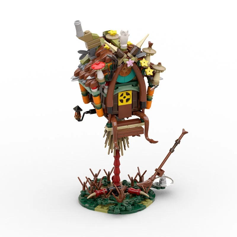 MOC Rusland Sprookjes Baba Yaga Hut Model Bouwstenen Set Oma Brickheadz Yaga Huis Bricks Puzzel DIY Speelgoed Kinderen Gift
