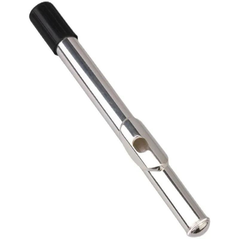 

16/17 Hole Flute Straight Head Nickel Plated White Copper Portable Universal Flute Straight Head Woodwind Instruments Parts