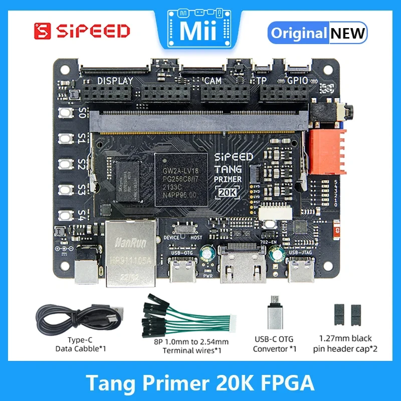 

Sipeed Tang Primer 20K GOWIN GW2A FPGA GoAI Core Board Minimum System