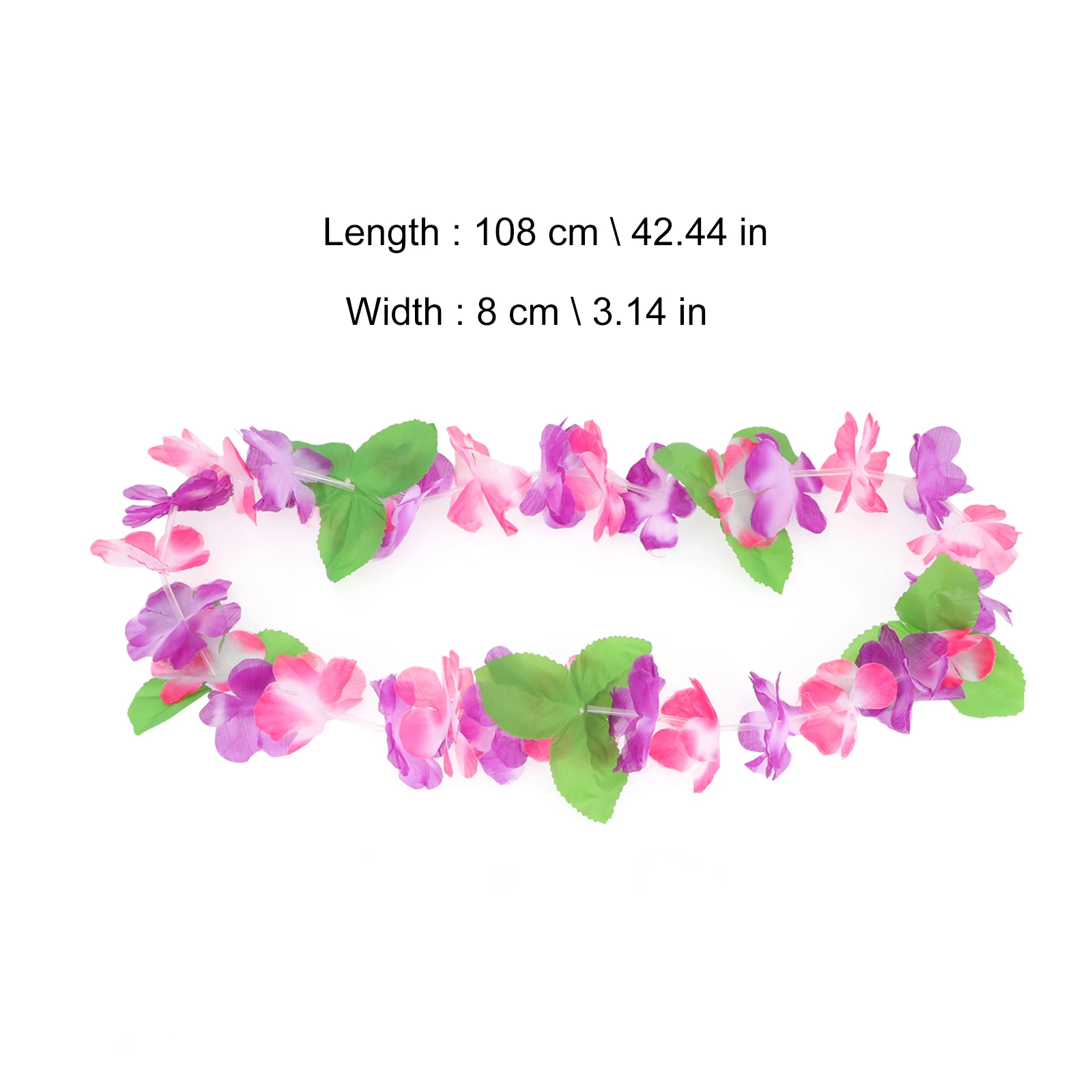 

4 Sets Flower Garland Headband Girls Hair Accessories Bracelet Wristbands Cloth Lightweight Comfortable Wedding Hawaii Party