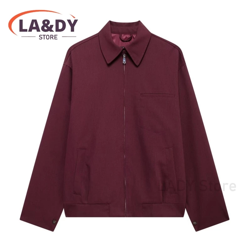 Sets Women 2024 Autumn Fashion Long Sleeves Zipper Pocket Jacket Coat + Solid Color Lace-Up Casual Skirts Suit Female