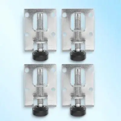 

4Pcs Steel Made Adjustable Leg Leveler for Furniture Leveling Feet Table Cabinet Workbench Height Stability Control