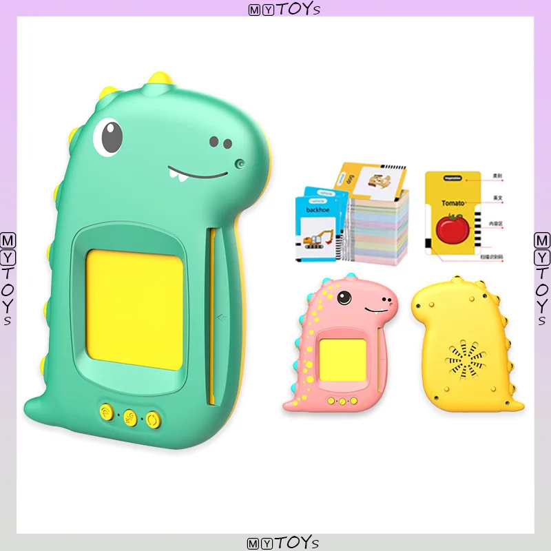 Flash Cards Children'S Card Machine French Spanish Italian  Enlightenment Learning Early Education Machine Card Inserting Toy