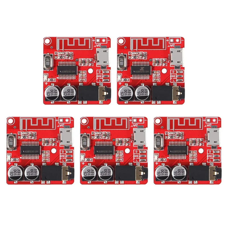 CJSD-5Pcs MP3 Bluetooth 4.1 Amplifier Module Mini MP3 Lossless Decoder Board Car Speaker Amplifier Board WAV+APE+FLAC+MP3