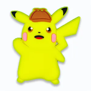 3D -Pokemon -Kühlschrankmagnetetikette, Cartoon -Aktion, Pikachu, Pflanzenbrett Erinnerung, Heimdekoration, Küche, 1PC 6 Hauptverkäufe ima Pokemon Kühlschrank - №5