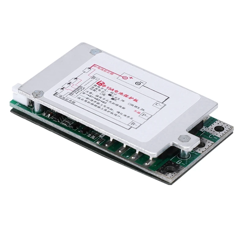 Placa de protección de batería de polímero de iones de litio TTKK 8X 13S 48V 15A placa PCB BMS con disipador de calor para bicicleta eléctrica Escooter