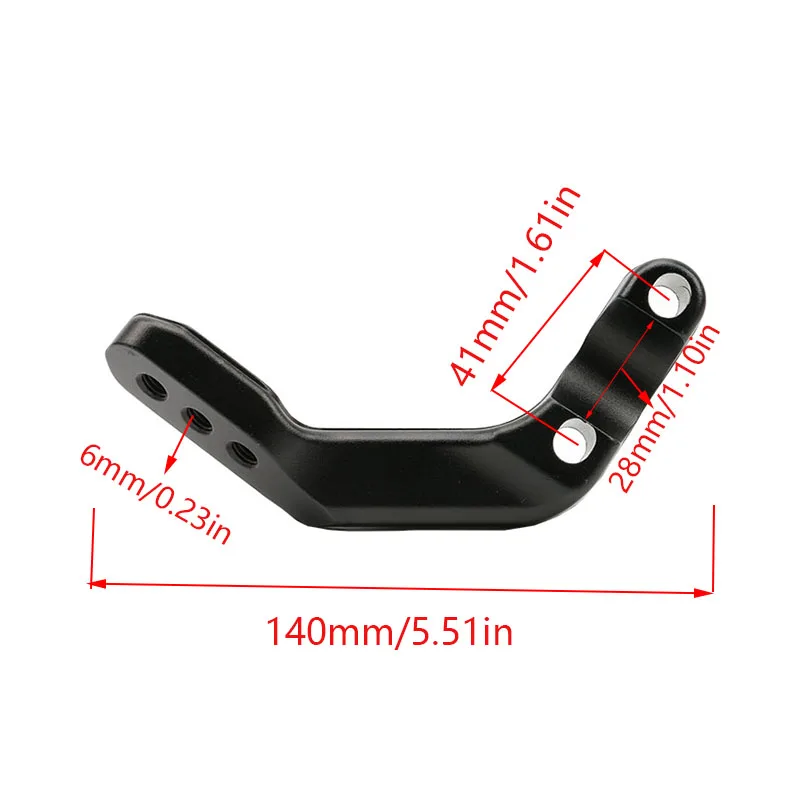 Montaje 2 uds abrazadera protectora de manillar Universal soporte de guardamanos universal para motocicleta