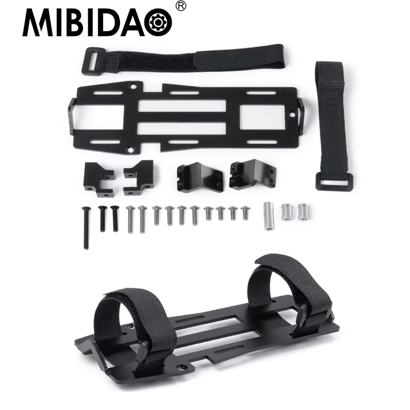 

MIBIDAO Forward Battery Mounting Plate Tray & Servo Mount For 1/10 TRX-4 TRX4 RC Crawler Car Upgrade Parts
