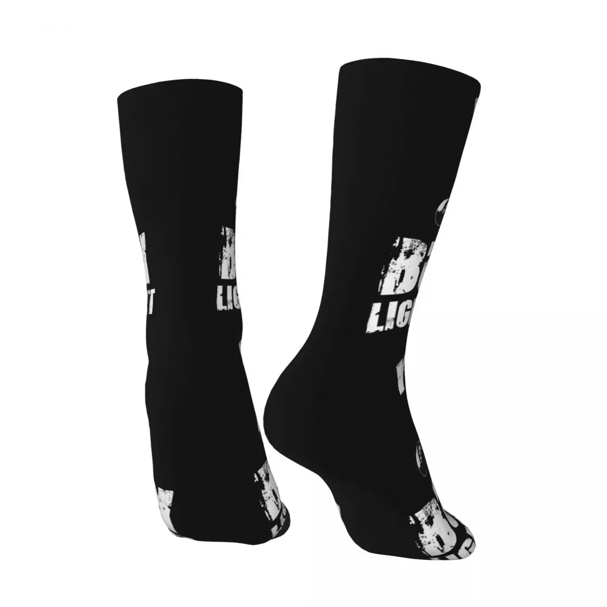 Retro Yeah Buddy Light Weight Gym Bodybuilding Men's compression Socks Unisex GYM Harajuku Seamless Printed Novelty Crew Sock