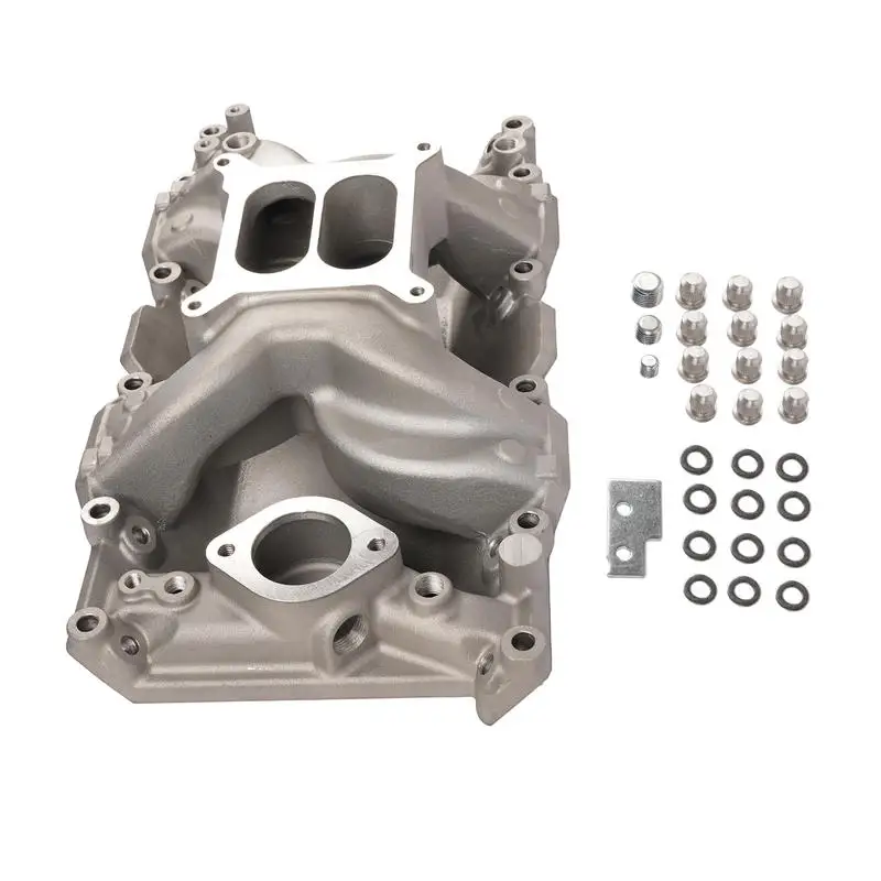 Intake Manifold: Small Block Dual Plane Intake Manifold for Dodge Charger Challenger Chrysler Cordoba Plymouth 318 55026 85026 view 6