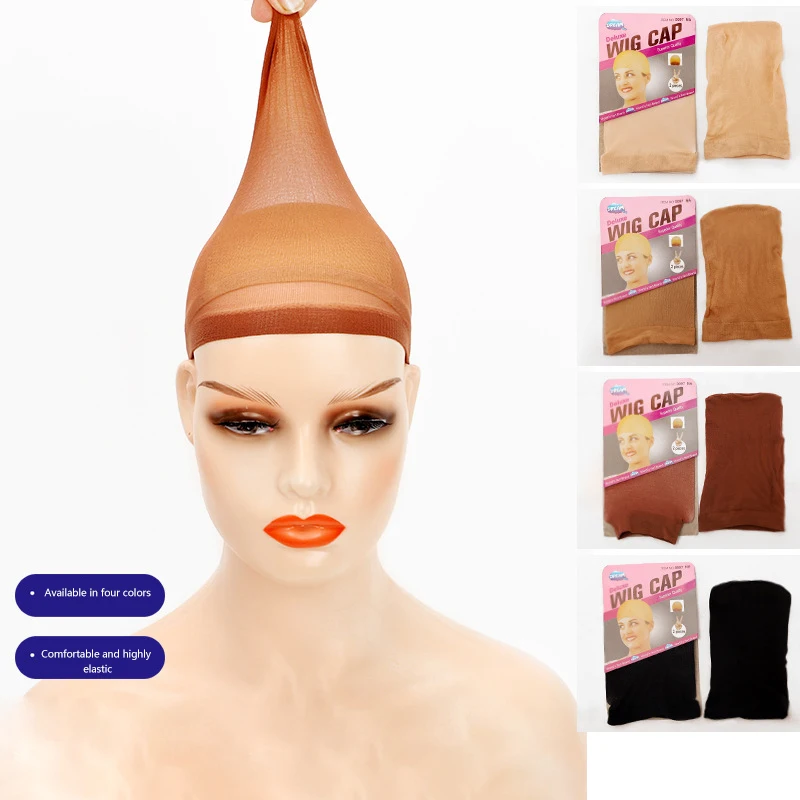 

2 Pcs/ Pack Wig Caps Hair Net Weave Hairnets Wig Nets Stretch Mesh Caps Stocking Caps For Making Wigs Free Size