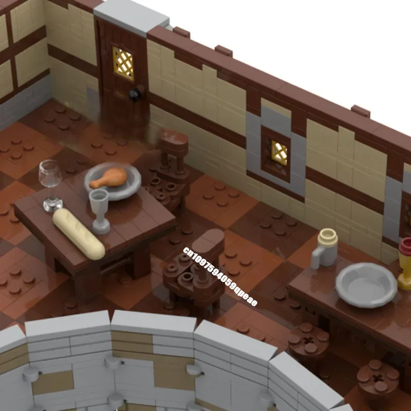 Nieuwe Beroemde Dungeons Game Series Yawning Portal Moc Street View Model Aangepaste puzzel Diy Creatieve Ideeën Kid Speelgoed Verjaardagscadeau
