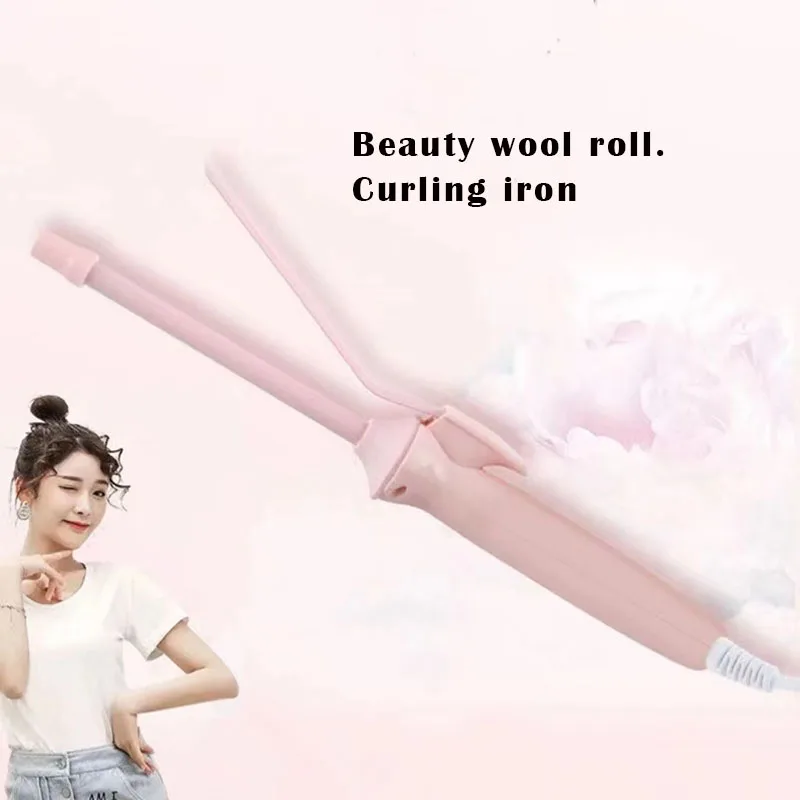 Professional 9mm electric curling iron Hair waver Pear Flower Cone Ceramic curling wand roller beauty Salon Hair Curlers