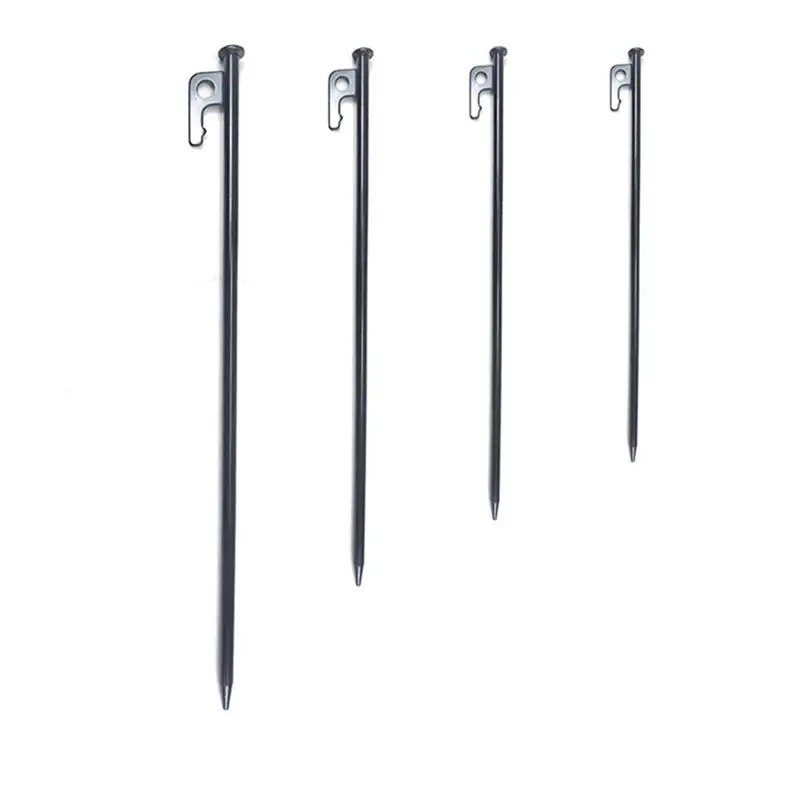 

Heavy Duty Ground Stakes Multipurpose Forged Steel Tent Pegs Portable Camping Tent Stakes Durable Lawn Stakes Tent Spikes Yard