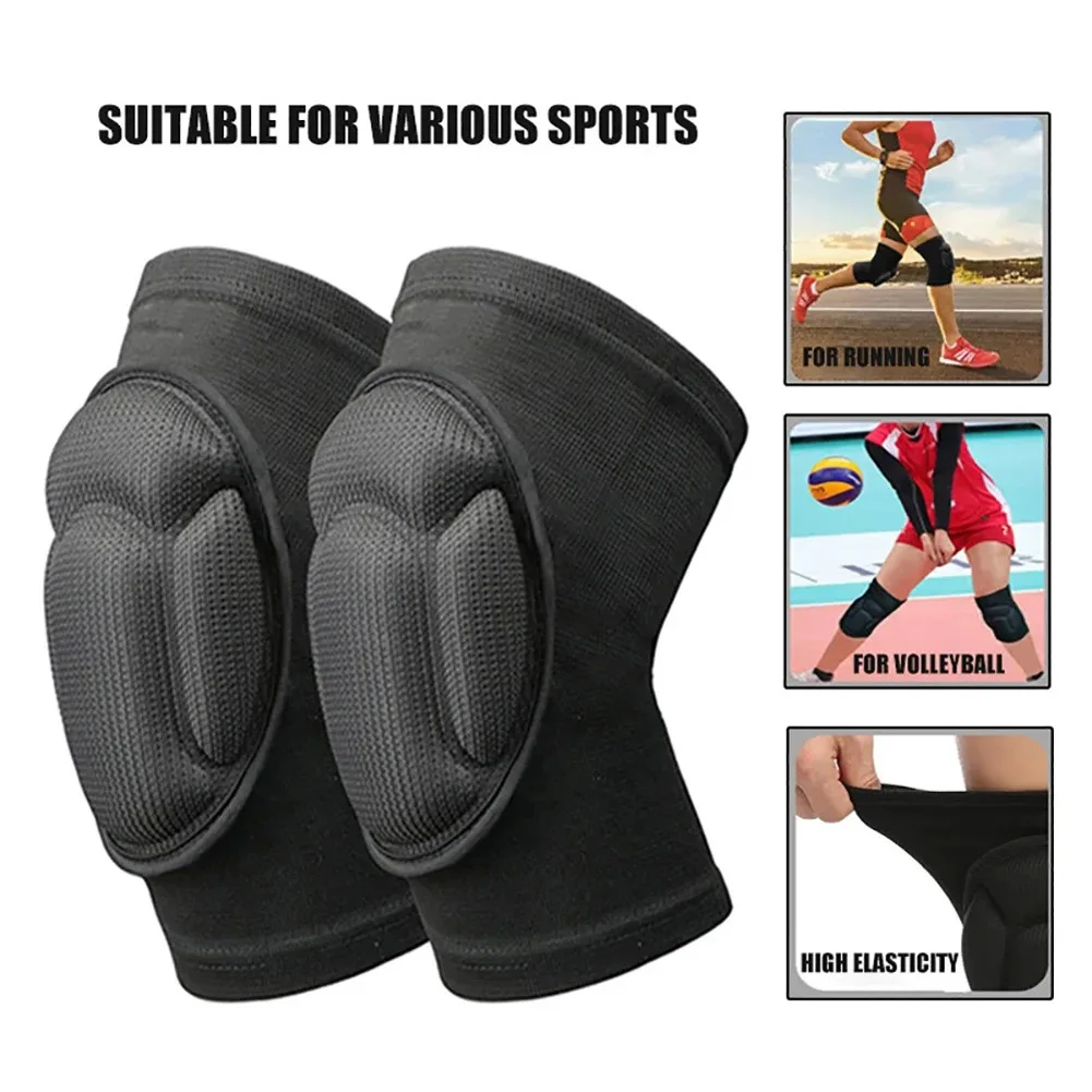 Thicken Knee Pads For Men Women Outdoor Sports Protection Knee Brace With Anti-collision Shell Sponge Breathable Knee Support