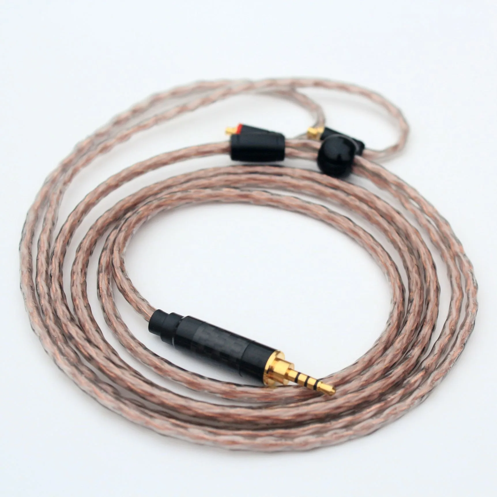 8 Cores HIFI Upgraded Headphone Cable OCC Wire 2.5mm 3.5mm 4.4mm SE215 SE535 SE846 MMCX 2Pin 0.78mm QDC TFZ IE80 Cord