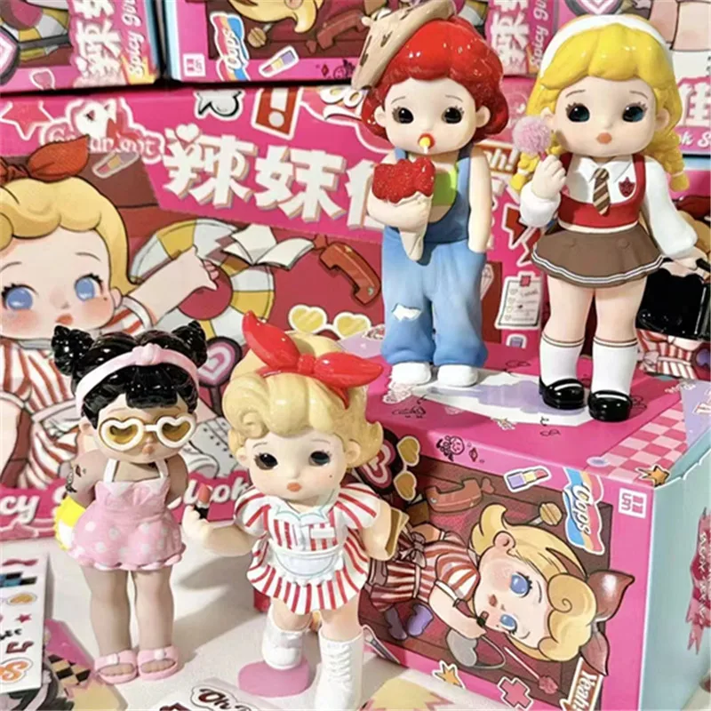 

Letsvan Spicy Girl Street Series слепая коробка американская ретро кукла персонаж ручной работы подарок для девочки кукла орнамент аниме персонаж игрушка ﻿