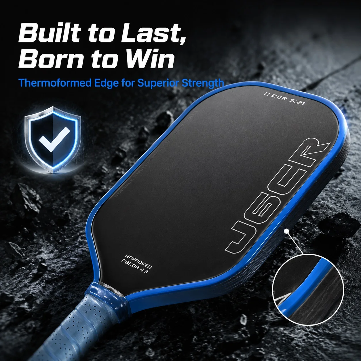 WNONSO Gen 5 Foam Core CFC Carbon Fiber Pickleball Paddle J6CR High Bounce Pickleball Racket Responsive Face for Quick Volleys image 3
