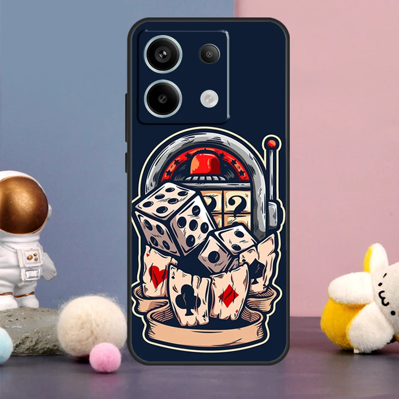  Casino Gambling Cover For Xiaomi Redmi Note 13 12 11 9 10 Pro 12S 11S 10S 9S Redmi 13 12 10C 12C 13C Case