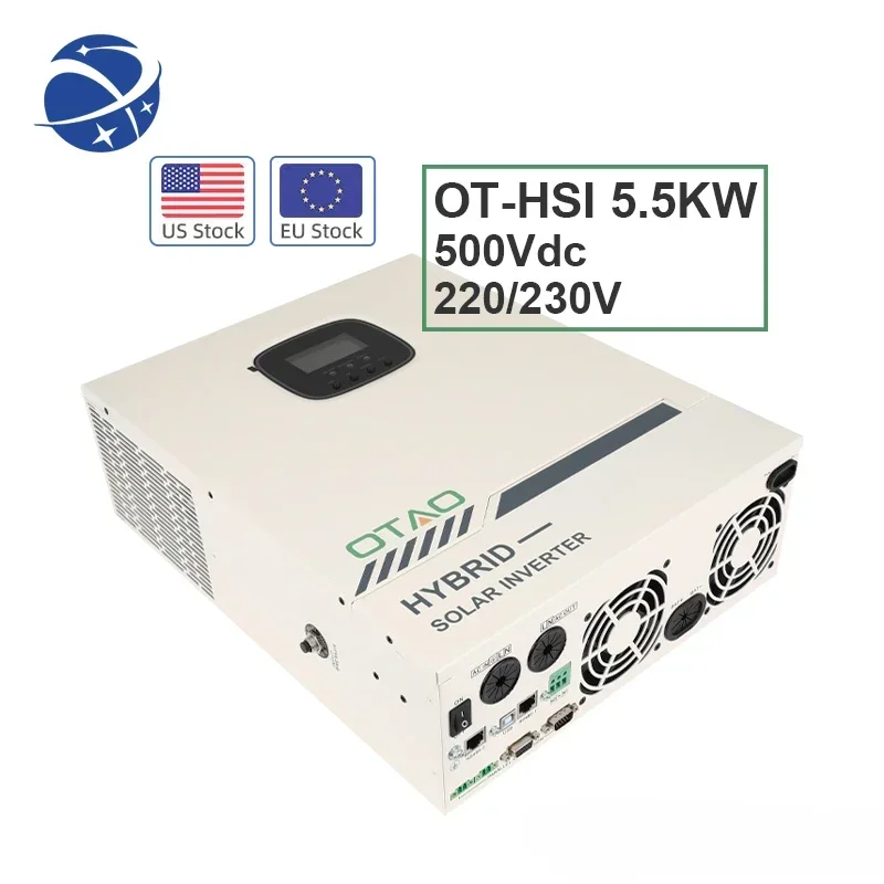 YYHCEurope Warehouse Hybrid Solar Inverter 5.5kw 48V Parallel Invertor Hibrid Onduleur Hybride Pure Sine Wave Inversores Solares