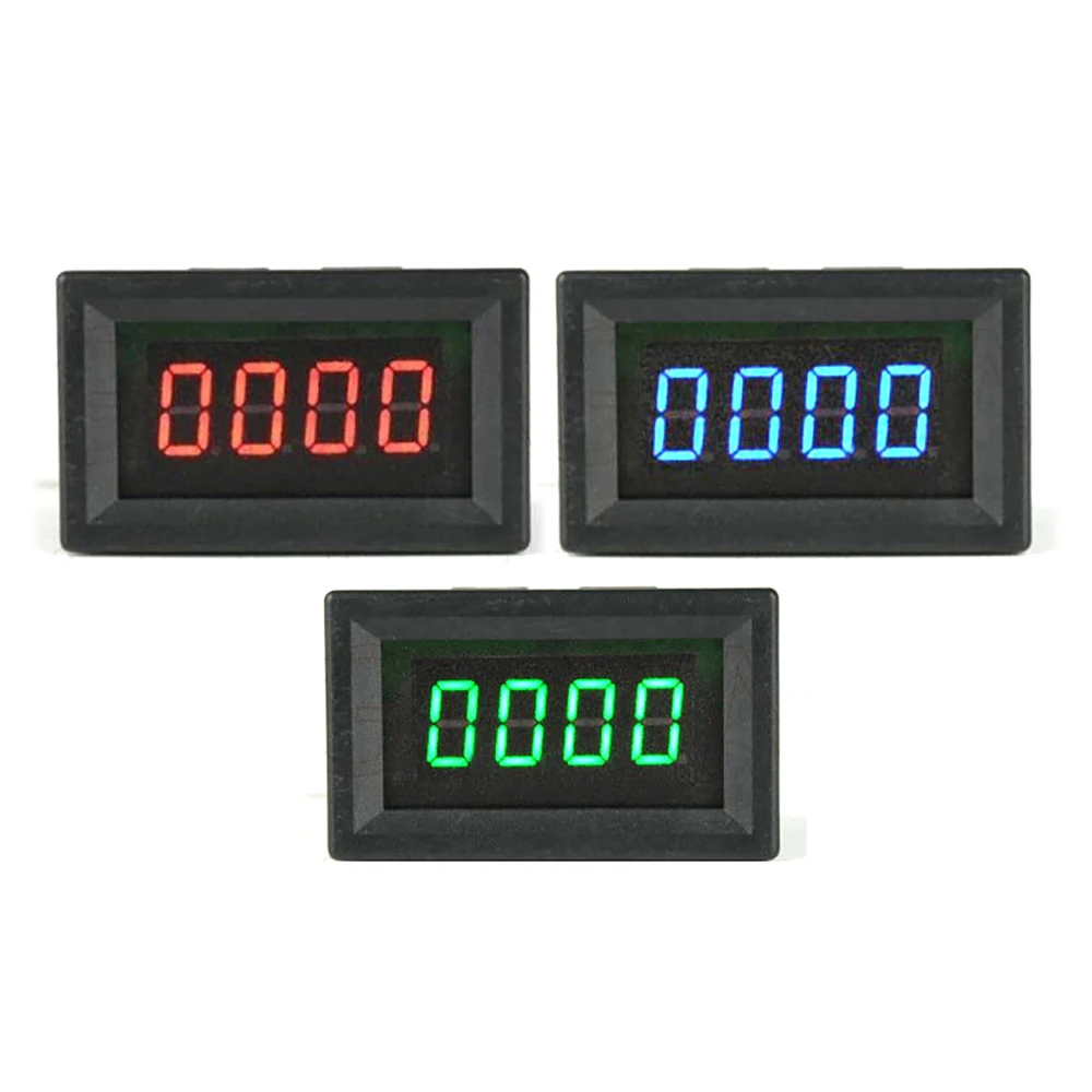 Imagem -04 - Precisão Digital Led Display Voltímetro Alta Tensão Volt Medidor 4bit dc 01000v 2000v 3000v 5v 12v Bateria Alta