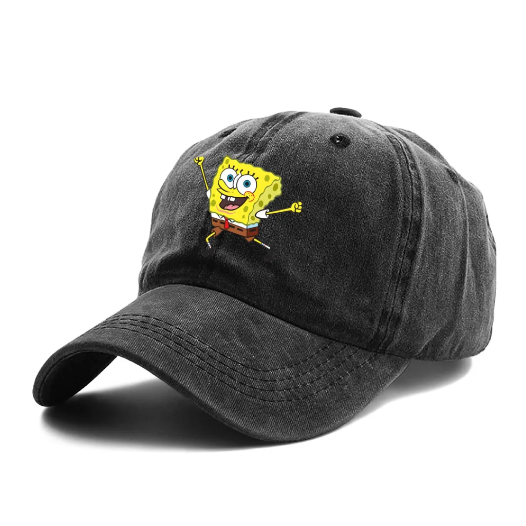 SpongeBob SquarePants Fashion Baseball Caps Women Men Snapback Cap Female Male Visors Sun Hat Unisex Adjustable Trucker Hats