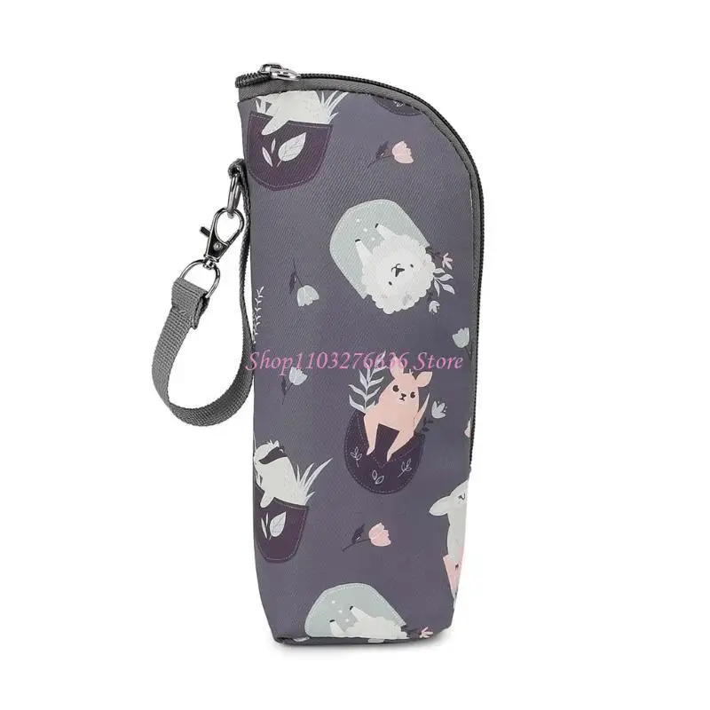 R6FD Baby Kinderwagen Flasche Tasche Elektrische Fahrzeug Wasser Tasse Beutel Freien Praktische Baby Flasche Isolierung Fall – Detail 7