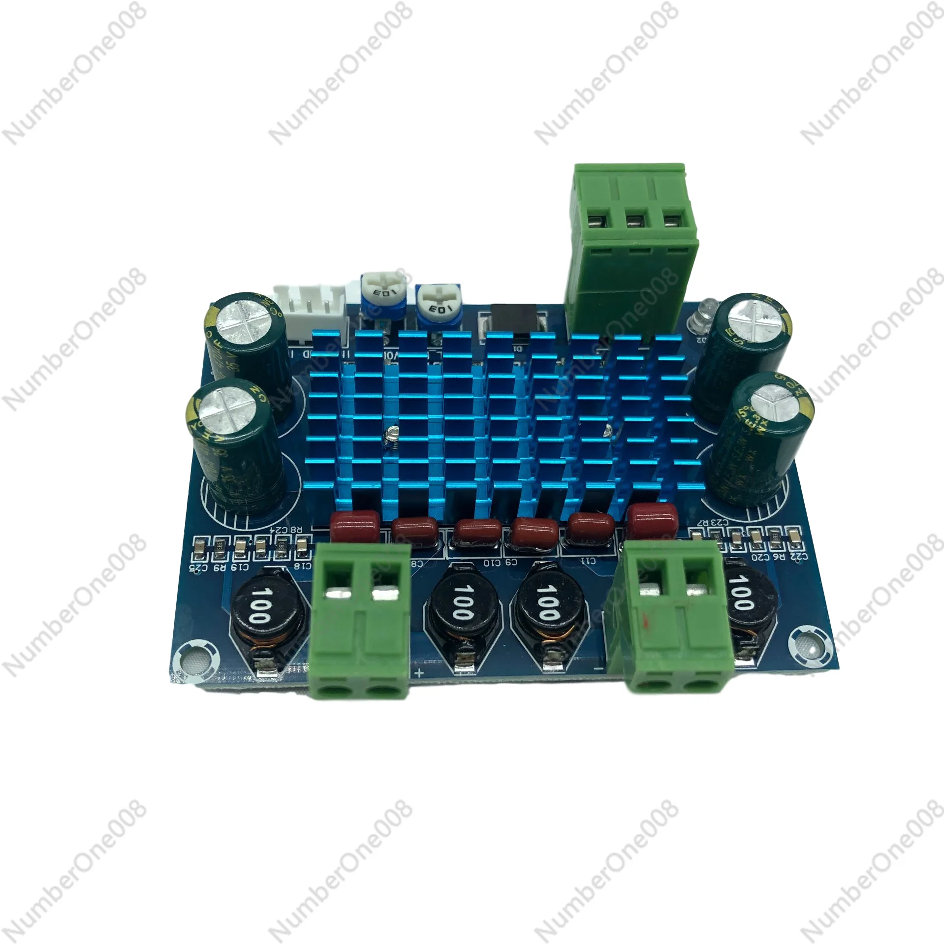 

XH-M572 High-Power Digital Amplifier Board Tpa3116d2 Chassis Dedicated Plug-in 5-28v Output 120W