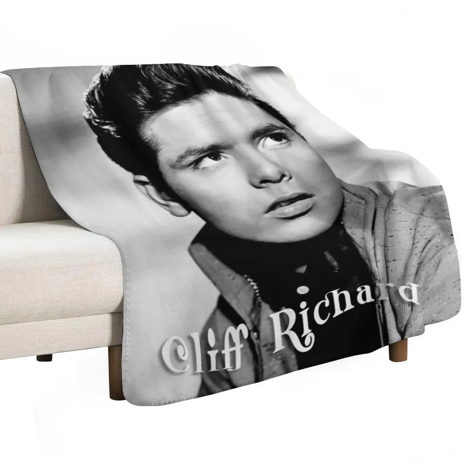 Cliff Richard Throw Blanket Flannels Plush warm for winter Decorative Sofa funny gift Hairys Blankets