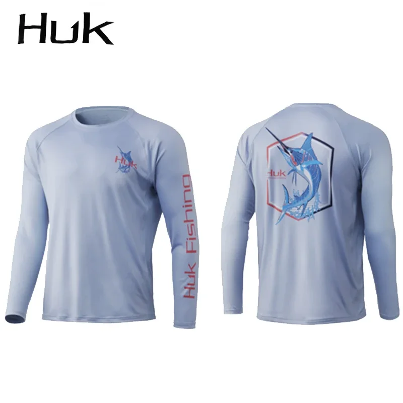 Fishing Shirts Long Sleeve Fishing Clothing Man Outdoor Summer UPF 50 Moisture Wicking Jersey Uv Protection Apparel