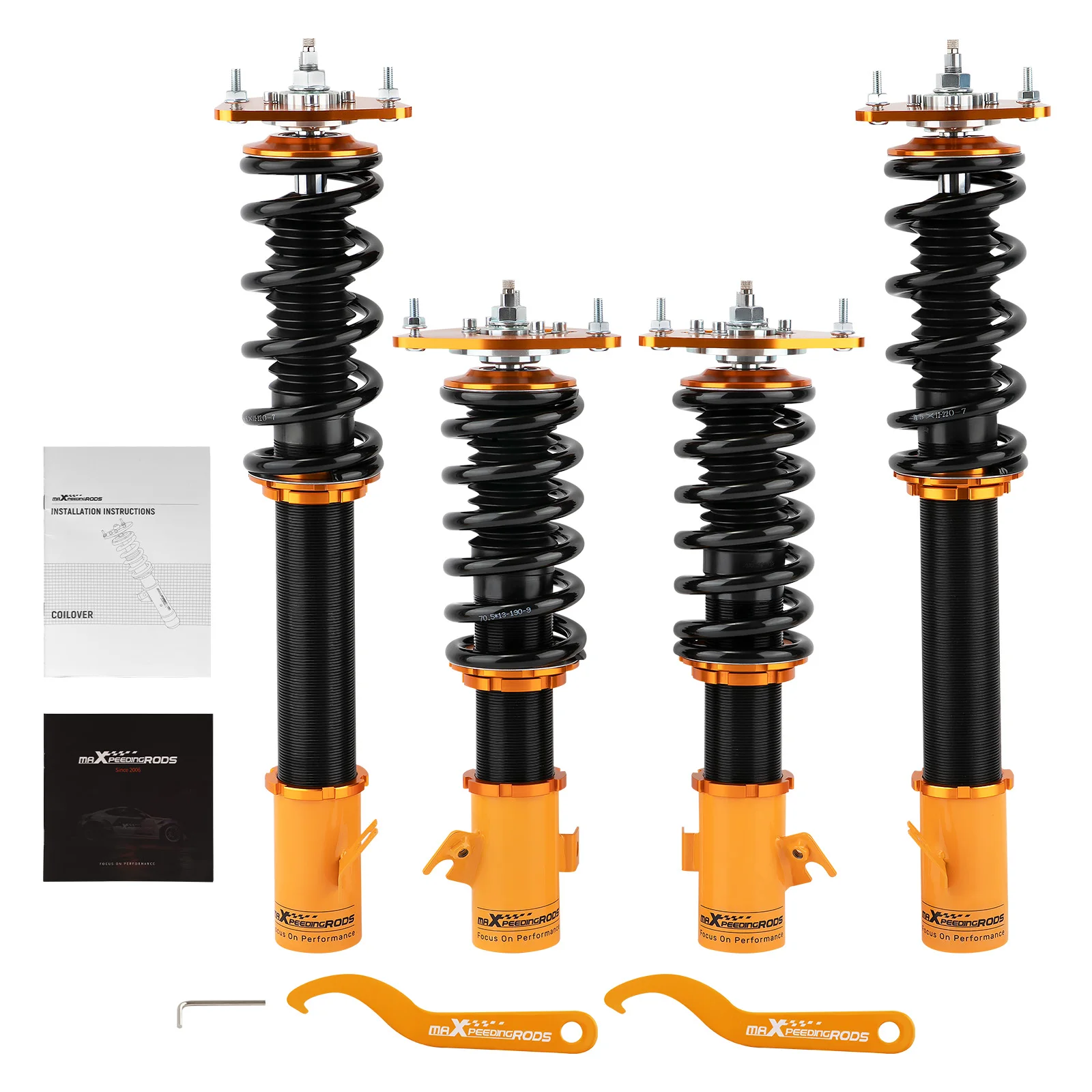 

Hot selling:Adjustable Coilovers Shock Absorber Kits for Subaru Impreza WRX GDB GDA Saab 9-2X 2002-07 Suspension