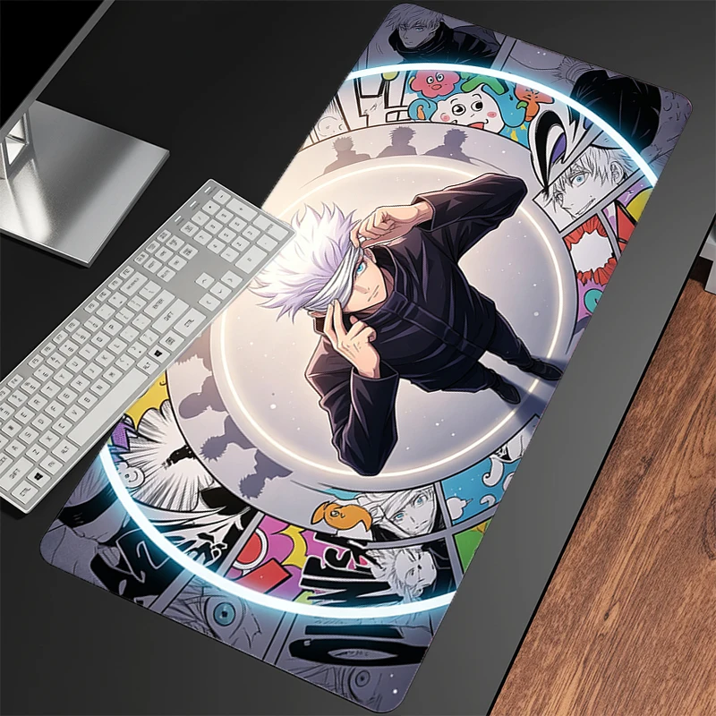 Mouse Pad E-sports Gaming Accessories alfombrilla Computer Mouse Mat J-jujutsu Kaisen Anime Desk Mat Keyboard Pad Gamer Mousepad