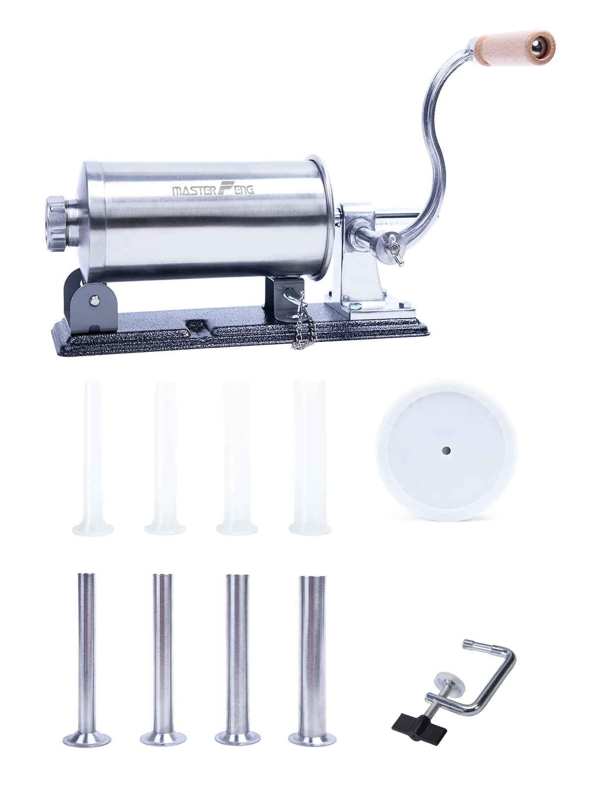 MASTER FENG Horizontal Sausage Stuffer Homemade Manual Sausage Maker Sausage Meat Filling Machine