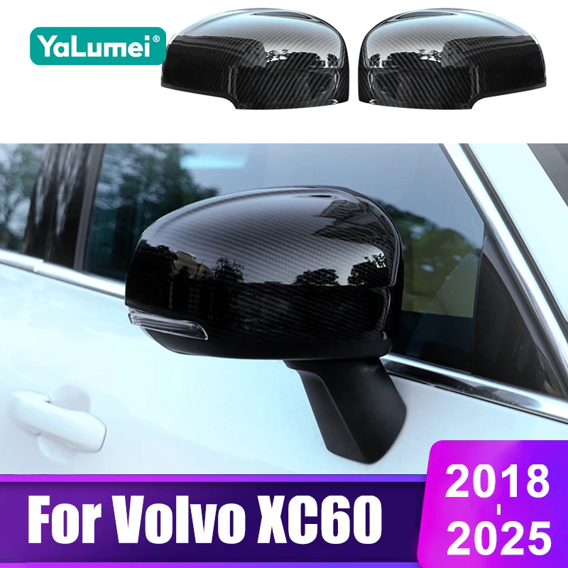 Für Volvo XC60 2018 2019 2020 2021 2022 2023 2024 2025 Auto-Seitenspiegelkappe Abdeckung Verkleidung Zubehör
