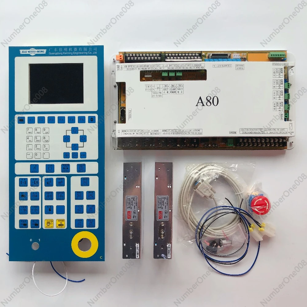 Techmation A80 control system with 5.7'' monochrome LCD screen ,  full set PLC for   kaiming injection plastic molding machine